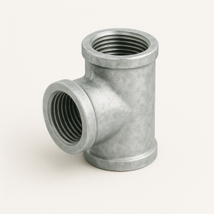 Тройник оцинкованный приварной ДУ 133 в наличии в Омске