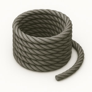 Канат тройной свивки ЛК-Р 64,5 мм ГОСТ 3089-80 в наличии в Омске