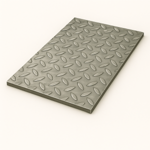 Лист стальной рифленый 3х1500х6000 мм чечевица Ст3пс в наличии в Омске