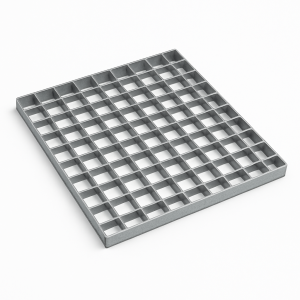 Решетчатый настил SP 34х38/30х3 1000х1000 мм в наличии в Омске